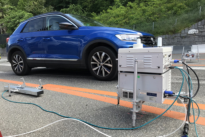 Das OPUS-Messsystem während der Projekttestphase in der Schweiz. | © Empa/InNET Monitoring