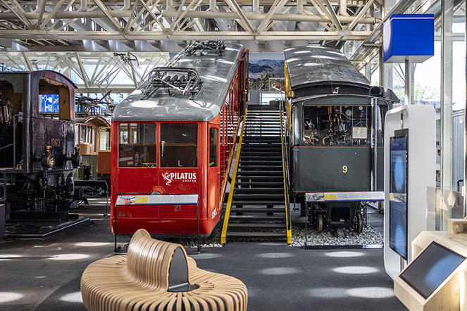 Ab sofort für Besucherinnen und Besucher geöffnet: Die neue Bahnausstellung im Verkehrshaus. | © Valeriano Di Domenico