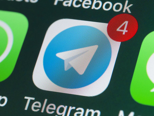 Der Messenger-Dienst Telegram ist eine beliebte Plattform für Propaganda. | © Istockphoto