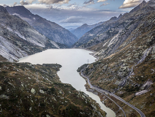 Das neue Pumpspeicherwerk soll zwischen Grimselsee und Räterichsbodensee (hier im Bild) entstehen. | © KWO