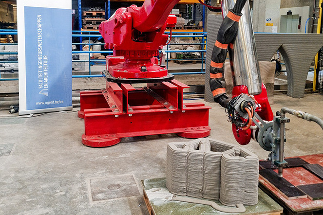 Hergestellt wurde die Struktur im 3D-Druckverfahren an der belgischen Universität Gent | © Universität Gent