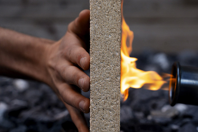 Das neue Material bietet hervorragenden Brandschutz. | © Empa