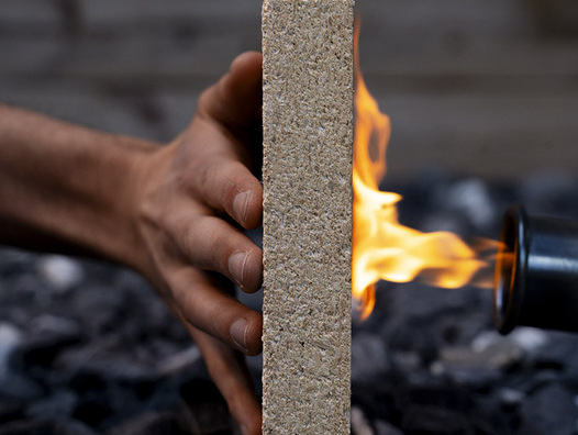 Das neue Material bietet hervorragenden Brandschutz. | © Empa