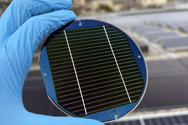 Am CSEM entwickelte Weltrekord-Solarzelle. | © CSEM