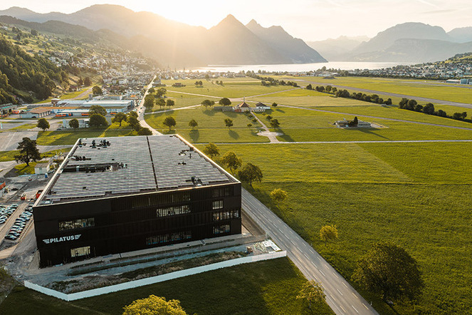 Das neue Composite-Zentrum in Nidwalden bietet 300 Mitarbeitenden Platz. | © Pilatus