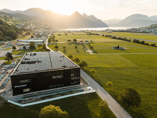 Das neue Composite-Zentrum in Nidwalden bietet 300 Mitarbeitenden Platz. | © Pilatus